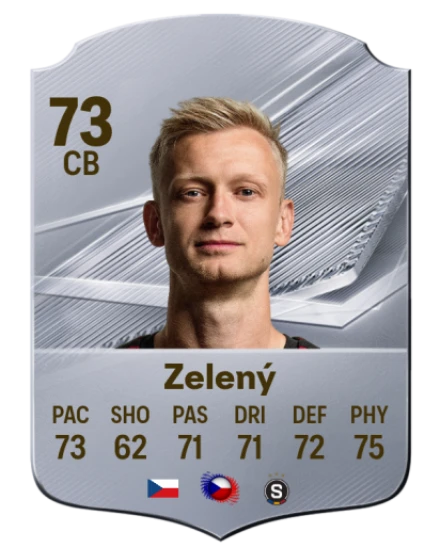 Zelený 73 Common CB FC 26 card