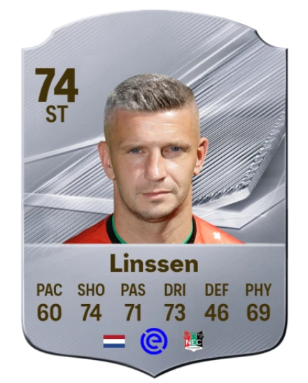 Linssen 74 Common ST FC 26 card