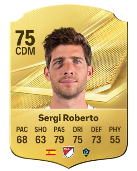Sergi Roberto 75 Common CDM FC 26 card