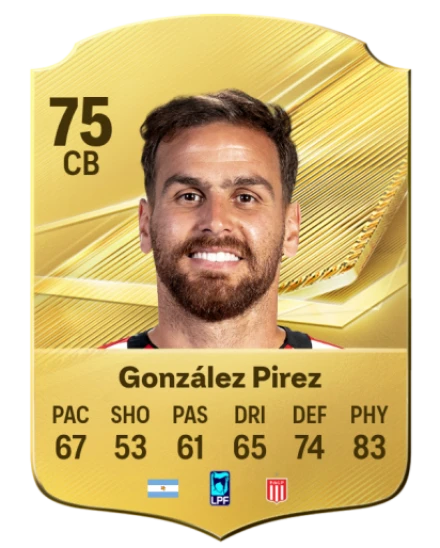 González Pirez 75 Common CB FC 26 card