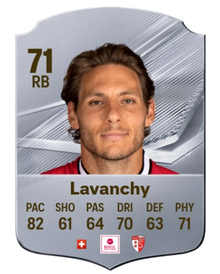 Lavanchy 71 Common RB FC 26 card