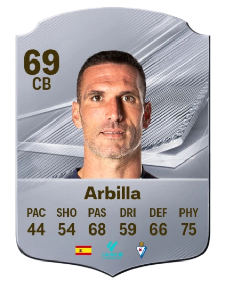 Arbilla 69 Common CB FC 26 card