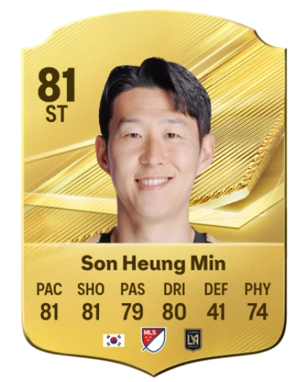 Son Heung Min 81 Common ST FC 26 card