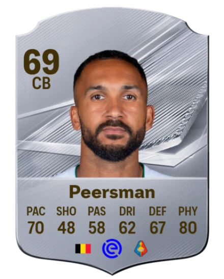 Peersman 69 Common CB FC 26 card