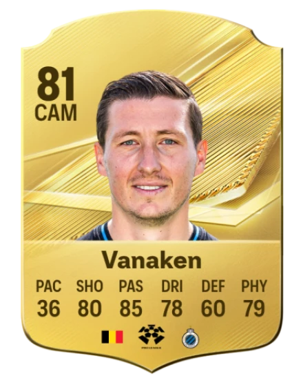 Vanaken 81 Common CAM FC 26 card