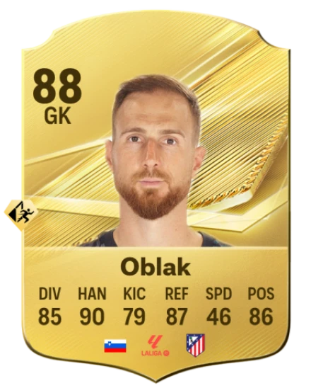 Oblak 88 Common GK FC 26 card