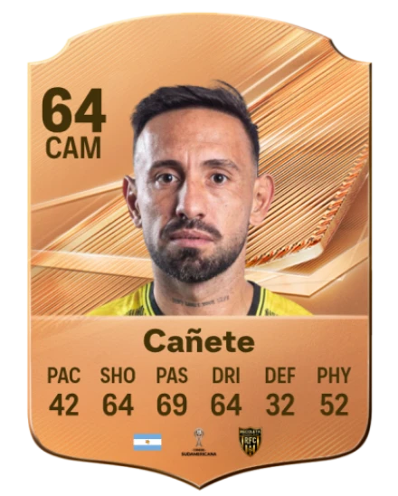 Cañete 64 Bronze CAM FC 27 card