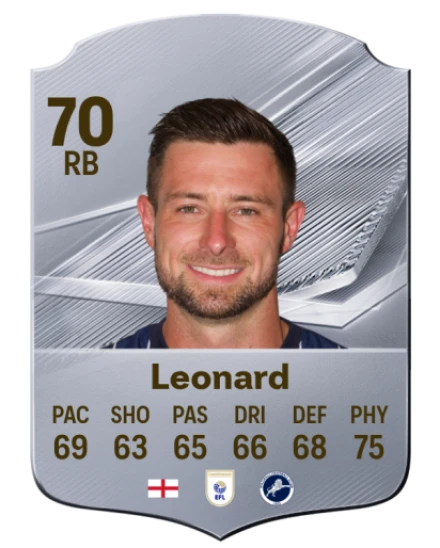 Leonard 70 Common RB FC 26 card