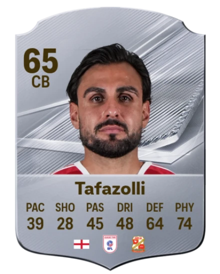 Tafazolli 65 Common CB FC 26 card