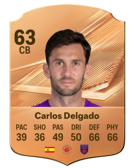 Carlos Delgado 63 Rare CB FC 26 card