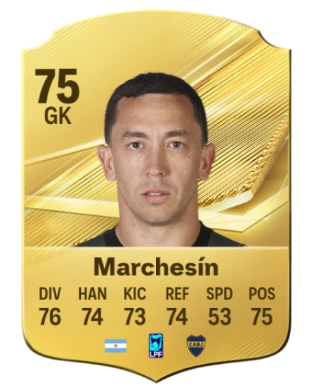 Marchesín 75 Common GK FC 26 card
