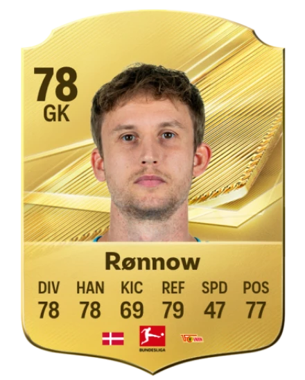 Rønnow 78 Common GK FC 26 card