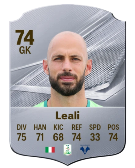 Leali 74 Common GK FC 26 card