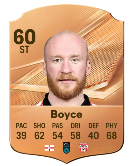 Boyce 60 Common ST FC 26 card