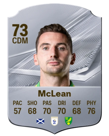 McLean 73 Common CDM FC 26 card