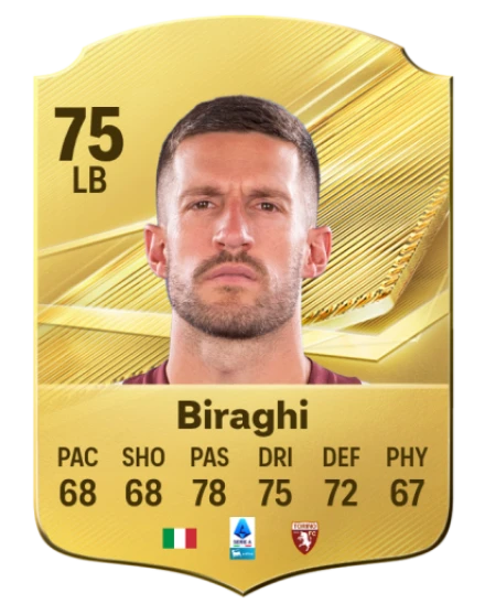 Biraghi 75 Common LB FC 26 card