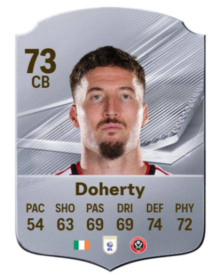 Doherty 73 Common CB FC 26 card