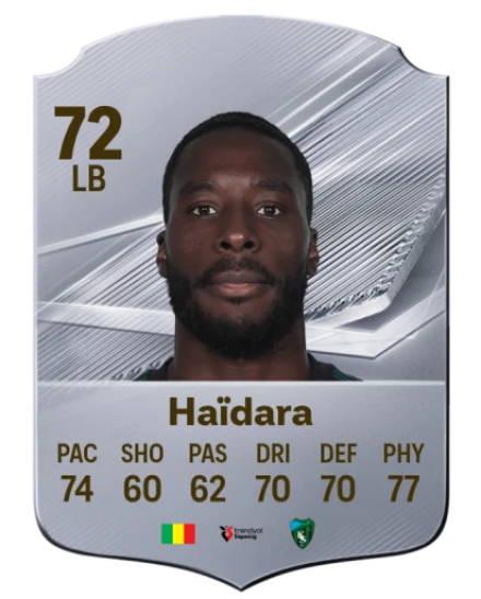 Haïdara 72 Common LB FC 26 card