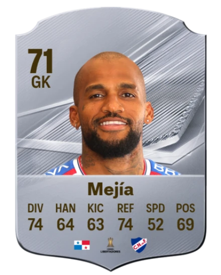 Mejía 71 Common GK FC 26 card
