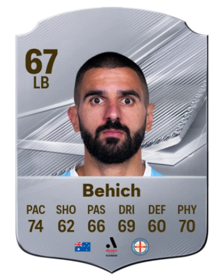Behich 67 Common LB FC 26 card