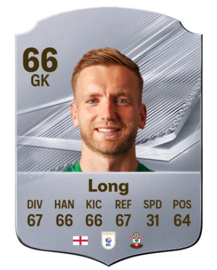 Long 66 Silver GK FC 27 card