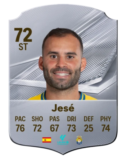 Jesé 72 Common ST FC 26 card