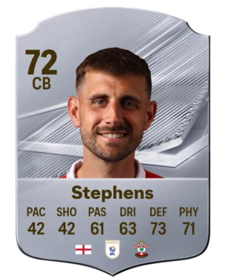 Stephens 72 Silver CB FC 27 card