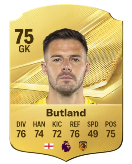 Butland 75 Common GK FC 26 card