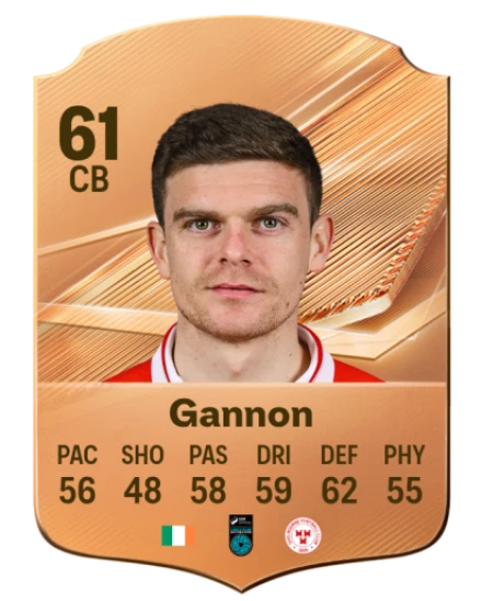 Gannon 61 Bronze CB FC 27 card