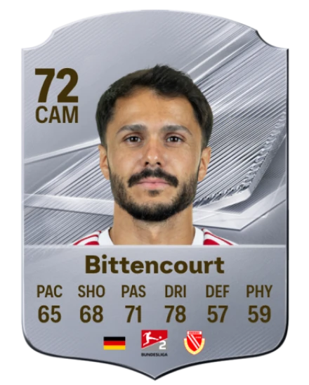 Bittencourt 72 Common CAM FC 26 card