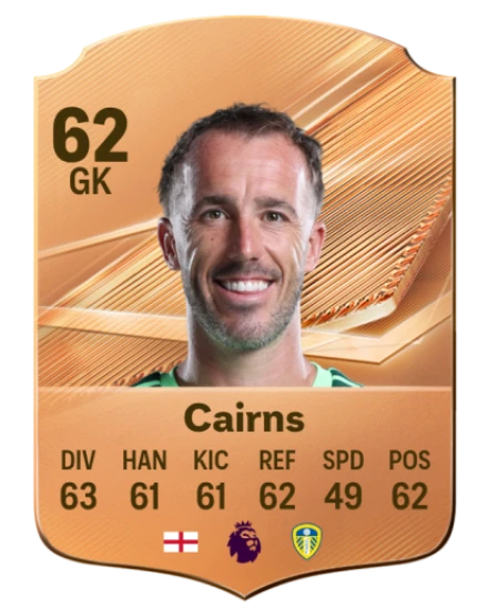 Cairns 62 Bronze GK FC 27 card