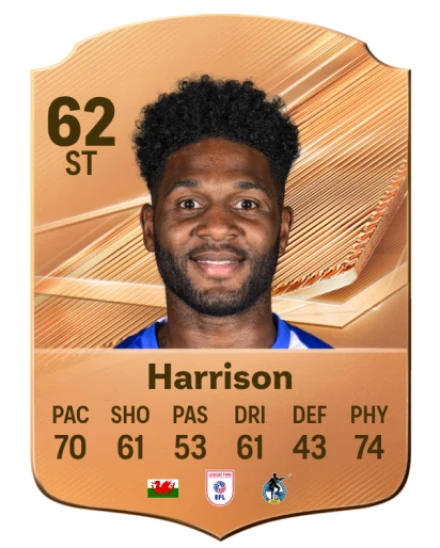 Harrison 62 Bronze ST FC 27 card