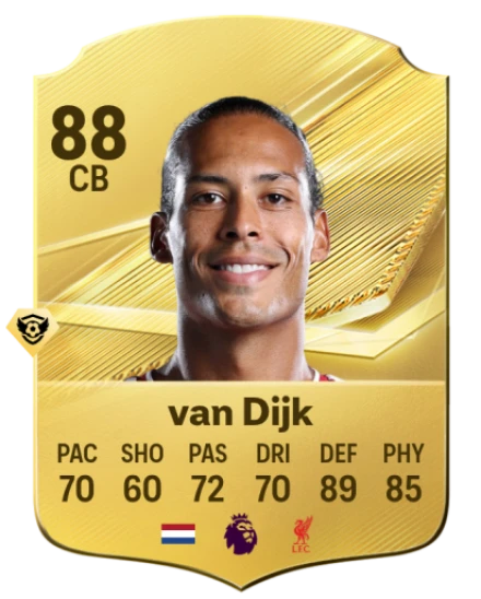 van Dijk 88 Common CB FC 26 card