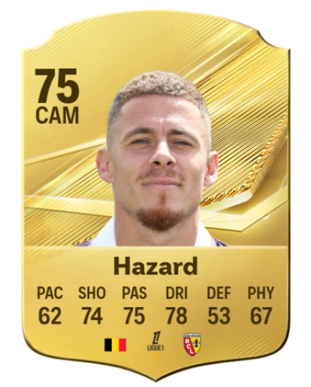 Hazard 75 Gold CAM FC 27 card