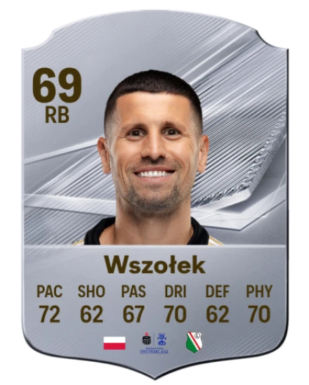Wszołek 69 Common RB FC 26 card