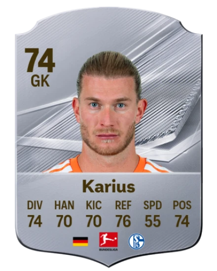 Karius 74 Common GK FC 26 card