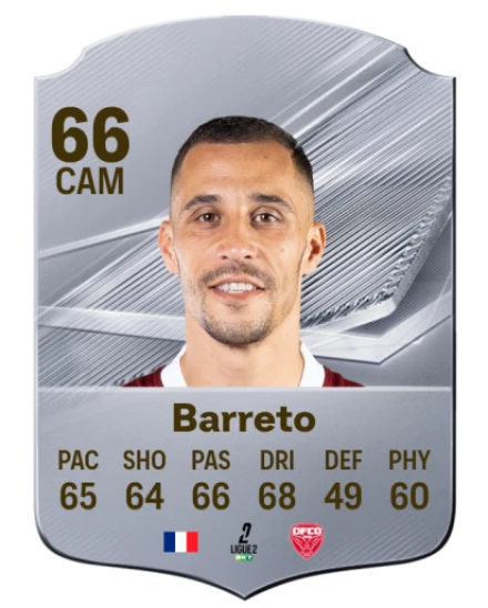 Barreto 66 Common CAM FC 26 card