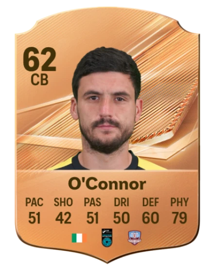 O'Connor 62 Common CB FC 26 card