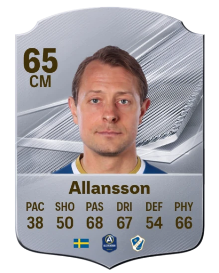 Allansson 65 Common CM FC 26 card