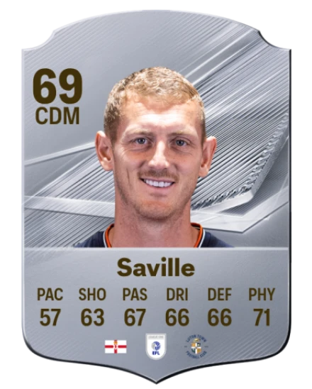 Saville 69 Rare CDM FC 26 card