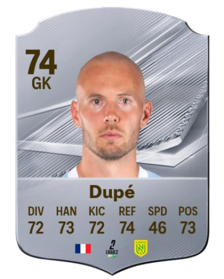 Dupé 74 Common GK FC 26 card
