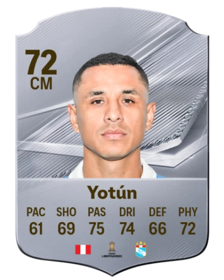 Yotún 72 Common CM FC 26 card