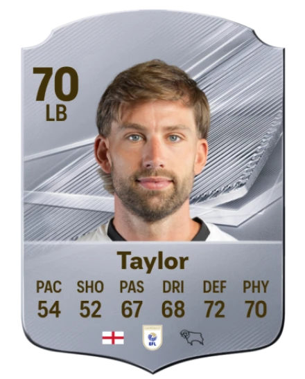 Taylor 70 Silver LB FC 27 card