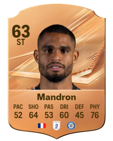 Mandron 63 Bronze ST FC 27 card