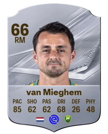 van Mieghem 66 Common RM FC 26 card