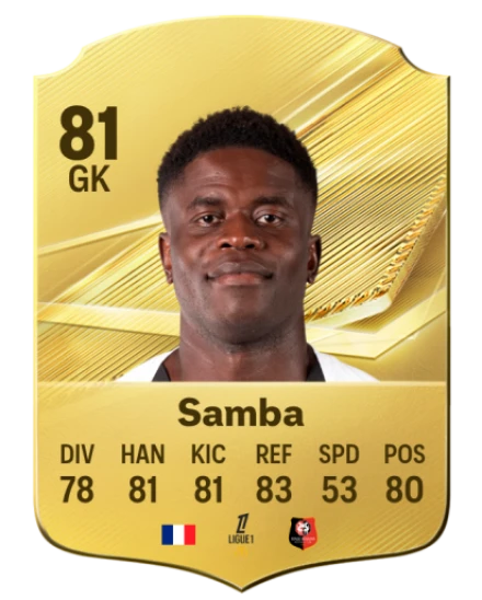 Samba 81 Common GK FC 26 card