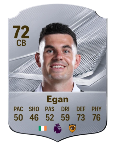 Egan 72 Silver CB FC 27 card