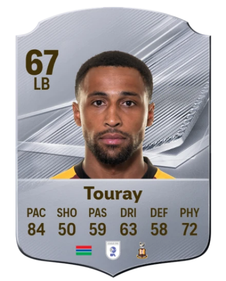 Touray 67 Common LB FC 26 card