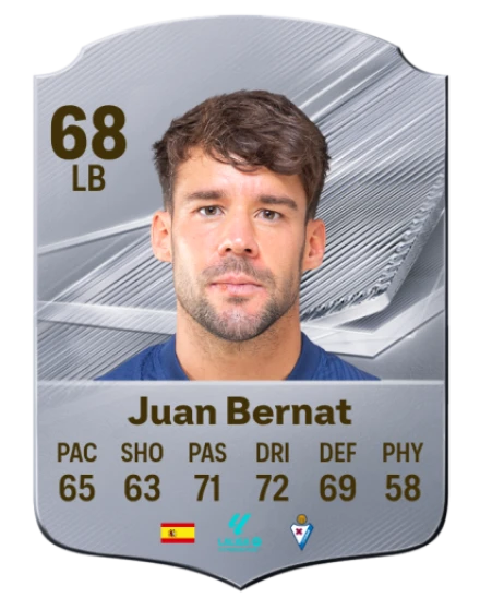 Juan Bernat 68 Common LB FC 26 card
