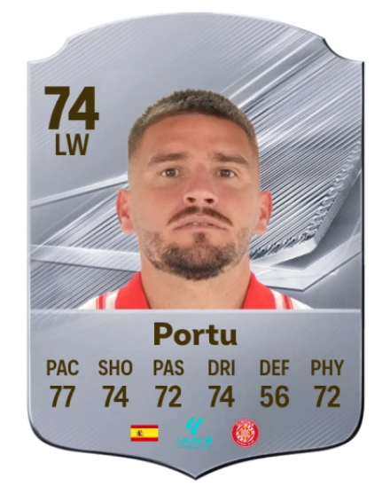 Portu 74 Silver LW FC 27 card